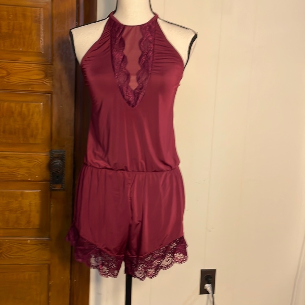 balera maroon contemporary lyrical costume. Medium adult.